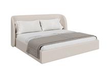 Кровать Ellipsefurniture Кровать двуспальная Classic 200 см (молочный, рогожка) арт. СF01152500205