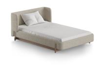 Кровать Ellipsefurniture Кровать Basic спальное место 120*200 см (молочный, букле) арт. BS01185500204