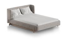 Кровать Ellipsefurniture Кровать Basic спальное место 140*200 см (бежевый, рогожка) арт. BS01195503805