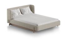 Кровать Ellipsefurniture Кровать Basic спальное место 140*200 см (молочный, букле) арт. BS01195500204