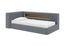 Кровать Ellipsefurniture Диван-кровать Cube c нишей L (серый, твид) арт. CU01105500503