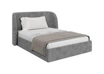 Кровать Ellipsefurniture Кровать двуспальная Classic 140 см (серый, рогожка) арт. СF01122500505