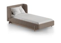 Кровать Ellipsefurniture Кровать Basic спальное место 90*200 см (бежевый, букле) арт. BS01175503804