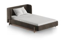 Кровать Ellipsefurniture Кровать Basic спальное место 120*200 см (коричневый, рогожка) арт. BS01185500305