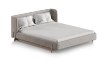 Кровать Ellipsefurniture Кровать Basic спальное место 160*200 см (бежевый, рогожка) арт. BS01205503805