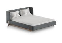 Кровать Ellipsefurniture Кровать Basic спальное место 160*200 см (светло-серый, твид) арт. BS01207109903