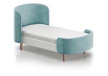 Кровать Ellipsefurniture Кровать KIDI Soft для детей от 2 до 4 лет (бирюзовый) арт. KD010503060101