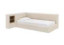 Кровать Ellipsefurniture Диван-кровать Cube c нишей M (молочный, букле) арт. CU01115500204