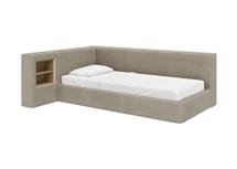 Кровать Ellipsefurniture Диван-кровать Cube c нишей M (светло-бежевый FiberGuardе) арт. CU01115513707