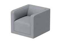 Кровать Ellipsefurniture Кресло Cube (серый, твид) арт. CU01022500503