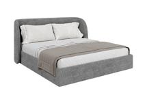 Кровать Ellipsefurniture Кровать двуспальная Classic 180 см (серый, рогожка) арт. СF01142500505