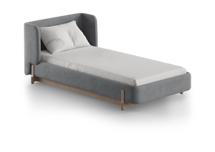 Кровать Ellipsefurniture Кровать Basic спальное место 90*200 см (серый, антивандальная) арт. BS01175500506