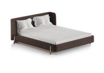 Кровать Ellipsefurniture Кровать Basic спальное место 160*200 см (шоколад, твид) арт. BS01207104403