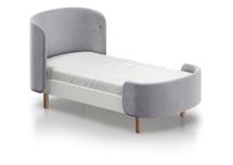Кровать Ellipsefurniture Кровать KIDI Soft для детей от 2 до 4 лет (серый) арт. KD010502040101
