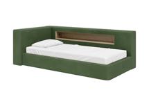 Кровать Ellipsefurniture Диван-кровать Cube c нишей L (зелено-голубой FiberGuard) арт. CU01105513607