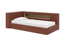 Кровать Ellipsefurniture Диван-кровать Cube c нишей L (сиена FiberGuard) арт. CU01105513907