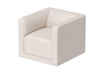 Кровать Ellipsefurniture Кресло Cube (молочный, рогожка) арт. CU01022500205