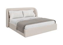 Кровать Ellipsefurniture Кровать двуспальная Classic 180 см (молочный, рогожка) арт. СF01142500205