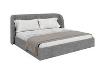 Кровать Ellipsefurniture Кровать двуспальная Classic 200 см (серый, рогожка) арт. СF01152500505