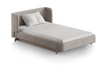 Кровать Ellipsefurniture Кровать Basic спальное место 120*200 см (бежевый, рогожка) арт. BS01185503805