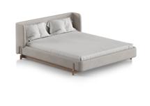 Кровать Ellipsefurniture Кровать Basic спальное место 160*200 см (молочный, рогожка) арт. BS01205500205