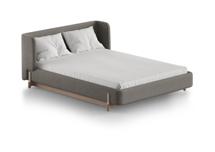 Кровать Ellipsefurniture Кровать Basic спальное место 140*200 см (капучино, твид) арт. BS01197108103