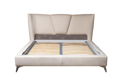 Кровать Garda Decor Кровать Siena без мех.велюр кремовый Colt1008 199*222*116см арт. Siena-160-Colt1008-CREAM