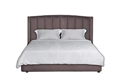 Кровать Garda Decor Кровать Odry c подъем.мех. велюр лилово-серый Vel19 186*220*120 арт. ODRY1К-160M-Vel19+Vel09