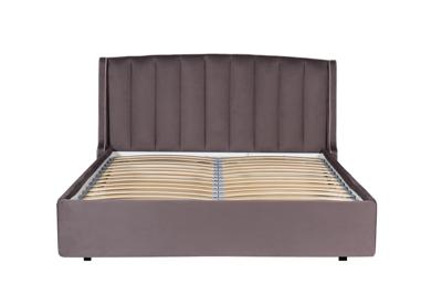 Кровать Garda Decor Кровать Одри(Odry) c подъем.мех. велюр лилово-серый Vel19 206*220*120 арт. ODRY1К-180M-Vel19+Vel09
