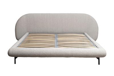 Кровать Garda Decor Кровать Сицилия(Sicilia) без мех.,букле бежевая Orso-BEG 240*220*87см арт. Sicilia-160-Orso BEG
