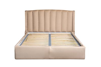 Кровать Garda Decor Кровать Одри(Odry) c подъем.мех. велюр экрю Colt1009 186*220*120 арт. ODRY-160M-Colt1009+Colt1008