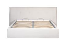 Кровать Garda Decor Кровать Como c подъем.мех. шенилл белый  Miss01 270*240*110 арт. COMO3К-180М-MISS01