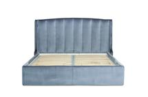 Кровать Garda Decor Кровать Odry c подъем.мех.вельвет синий Velv SIN 186*220*120 арт. ODRY1К-160M-Velv SIN+Colt1006