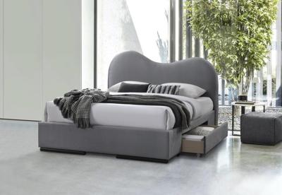 Кровать Halmar Кровать Halmar AMBER (серый) 160/200 арт. V-CH-AMBER_160-LOZ-POPIEL