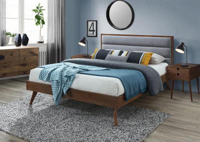 Кровать Halmar Кровать Halmar ORLANDO (серый/орех) 160/200 арт. V-CH-ORLANDO-LOZ