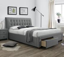 Кровать Halmar Кровать Halmar PERCY (серый) 160/200 арт. V-CH-PERCY-LOZ