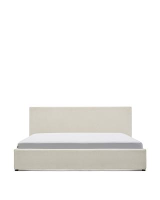 Кровать La Forma (ех Julia Grup) Кровать Nahiri бежевого цвета из шенилла с ящиком для хранения 180 x 200 см арт. 418940