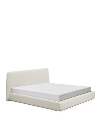 Кровать La Forma (ех Julia Grup) Кровать Martina со съемным чехлом из шенилла цвета экрю 180 x 200 арт. 421095