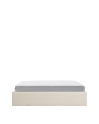 Кровать La Forma (ех Julia Grup) Основание кровати Nelzi из шенилла цвета экрю для матраса 160 x 200 см арт. 463751