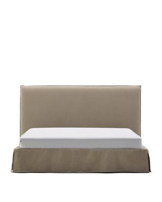 Кровать La Forma (ех Julia Grup) Кровать Jaira серо-коричневого цвета со съемным чехлом для матраса 180 x 200 арт. 216208