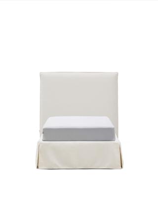 Кровать La Forma (ех Julia Grup) Кровать Jaira из белого шенилла со съемным чехлом для матраса 90x200 арт. 447721