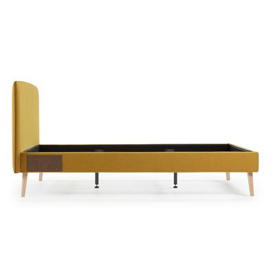 Кровать La Forma (ех Julia Grup) Кровать Lydia 160х200 горчичная арт. 052364