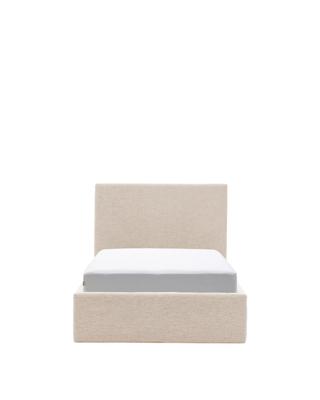Кровать La Forma (ех Julia Grup) Кровать Nahiri бежевого цвета из шенилла с ящиком для хранения 90 x 200 см арт. 418936