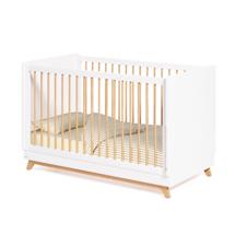 Кровать La Forma (ех Julia Grup) Maralis Детская кроватка из массива бука с белой отделкой 70 x 140 см арт. 145944