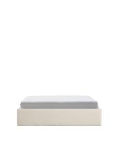 Кровать La Forma (ех Julia Grup) Основание кровати Nelzi из шенилла цвета экрю для матраса 150 x 200 см арт. 463749