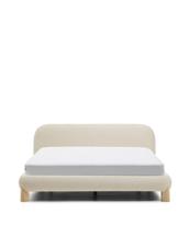 Кровать La Forma (ех Julia Grup) Кровать Odina из ткани букле цвета экрю 160 x 200 см арт. 421704