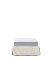 Кровать La Forma (ех Julia Grup) Основание кровати Jaira со съемным чехлом из белого шенилла для матраса 90 х 200 см арт. 447737