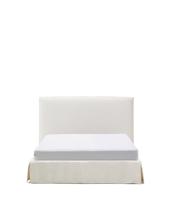 Кровать La Forma (ех Julia Grup) Кровать Jaira из белого шенилла со съемным чехлом для матраса 150x190 см арт. 447723