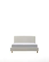 Кровать La Forma (ех Julia Grup) Кровать Valma из жемчужного шенилла со съемным чехлом для матраса 90 x 200 см арт. 216228