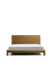 Кровать La Forma (ех Julia Grup) Кровать Arelida из дуба со светло-коричневой отделкой, для матраса 160 x 200 см арт. 491453